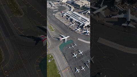 Aerial view of Airport ✈️