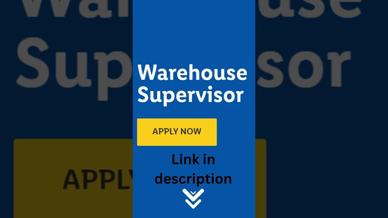 Warehouse Supervisor - jobs in Malta #maltajobsonline