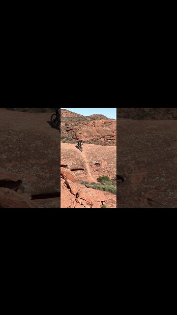 Short But Vertical rock face! Scary one in St George, UT. #ytshorts