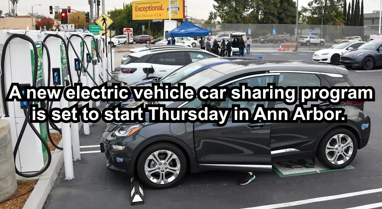 A new electric vehicle car sharing program is set to start Thursday in Ann Arbor.