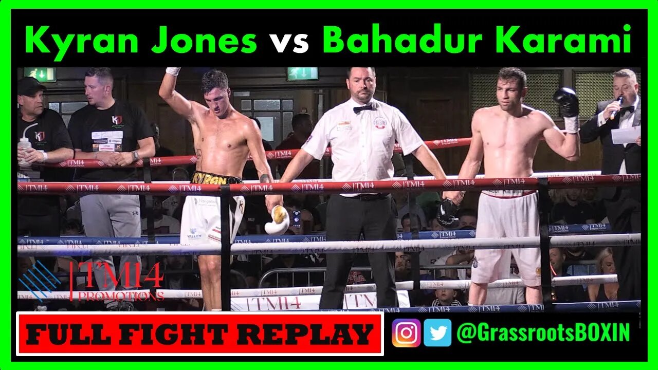 Kyran Jones vs Bahadur Karami - FULL FIGHT - TM14 & Mo Prior Promotions (2/9/23) York Hall.