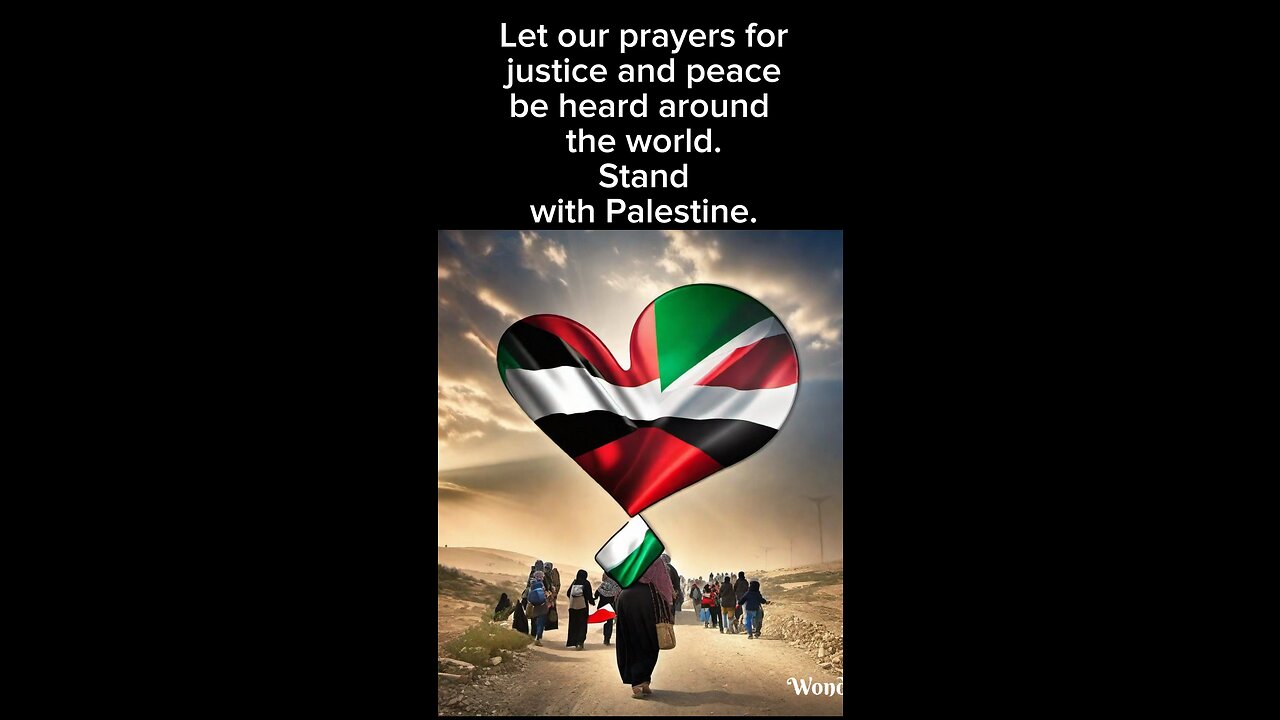 Stand with Palestine: A call for justice, unity, and peace. Together, we can make a difference.