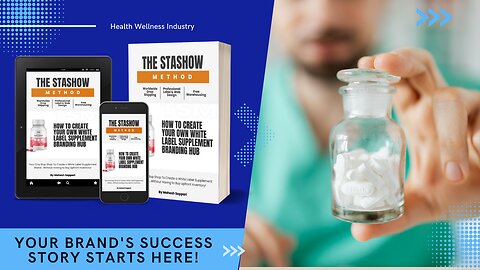 Dominate the Supplement Market: The Stashow Method Unveiled