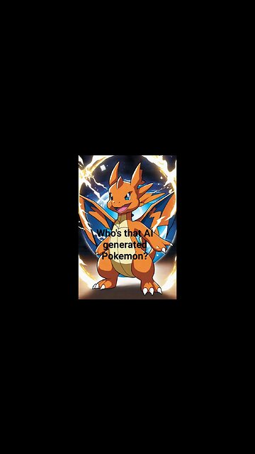 AI Generated Charizard #whosthatpokemon #pokemon