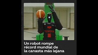 El robot humanoide que rompe récords mundiales en el baloncesto