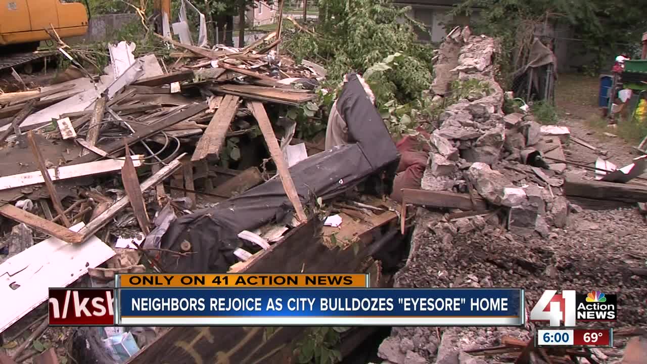 Northeast eyesore home demolished, more on list