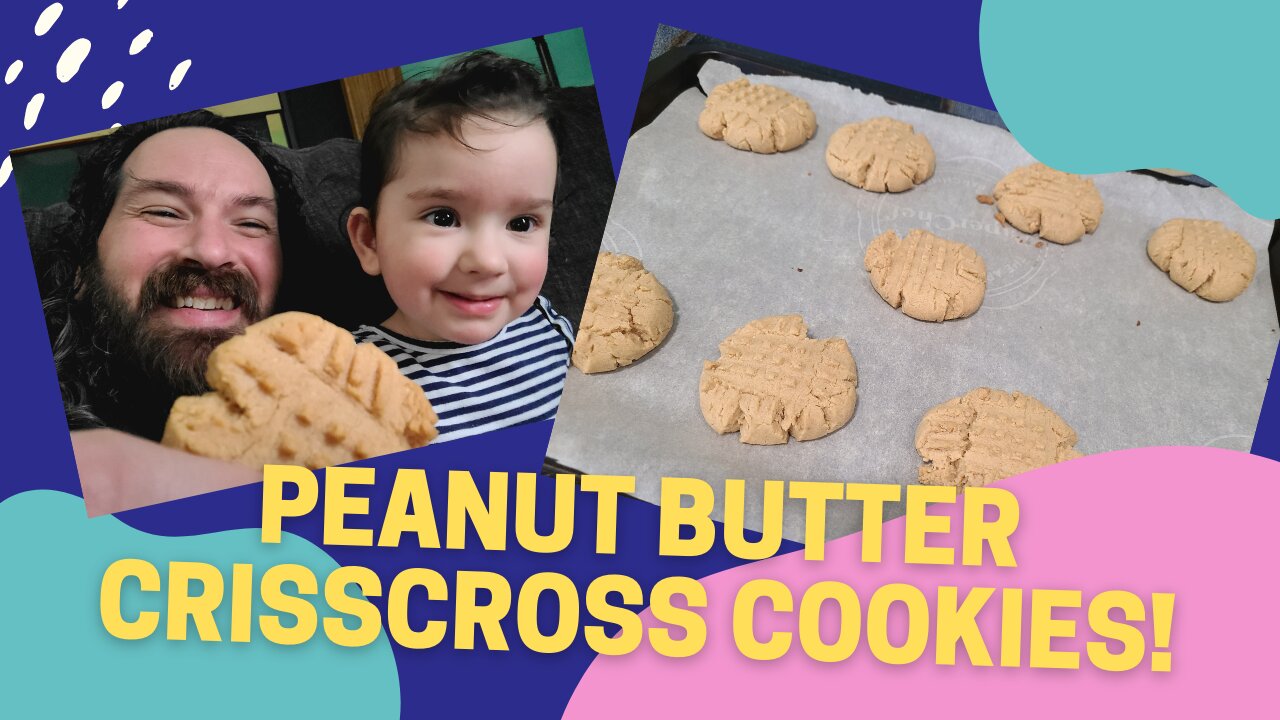 Peanut Butter Criss Cross Cookies