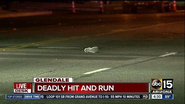 Man dead after Glendale hit-and-run crash