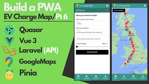 Build an Add Route page | Quasar Framework | Vue 3 | Pt 6