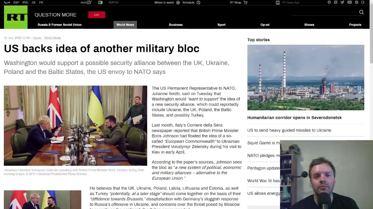 US backs idea of another military bloc. Could this create the potential for perceived favorites?