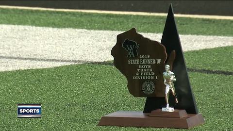 Oak Creek boys track team places 2nd at state