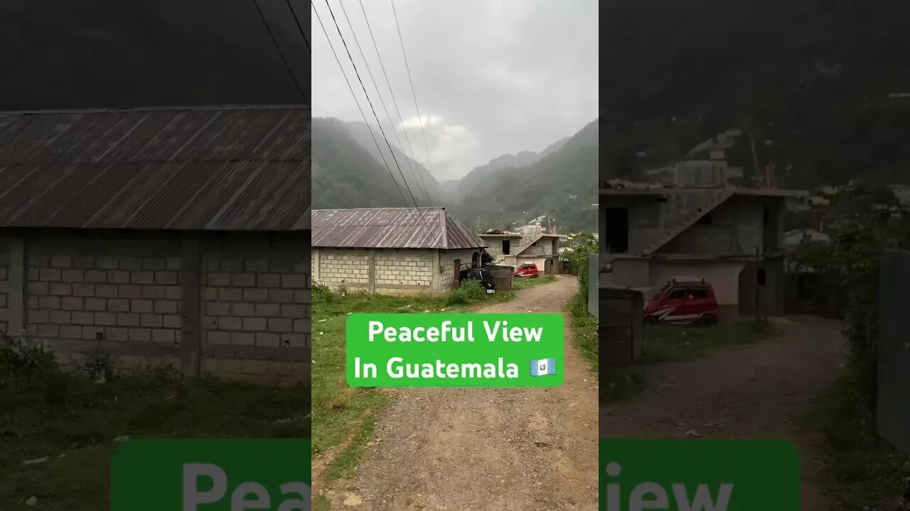 Peaceful View In Guatemala 🇬🇹 #nature #peace #raining #satisfying