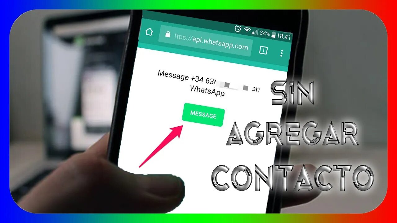 Enviar MENSAJE directo a un número de Whatsapp sin agregar CONTACTO