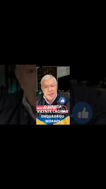 JURISTA VICENTE CACIONE ENQUADROU ALEXANDRE DE MORAES#shorts