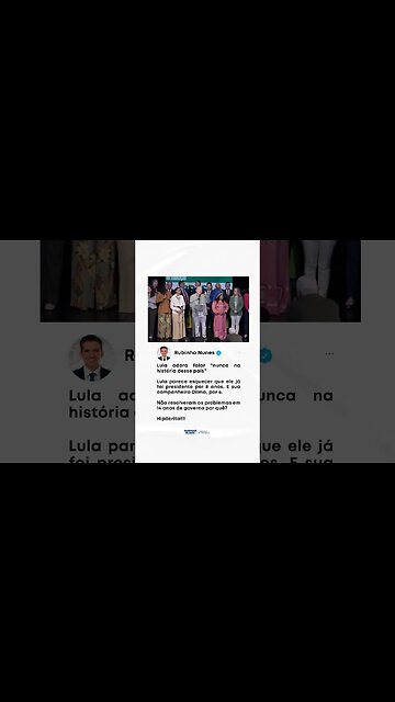 Nunca na história desse país um bandido voltou à cena do crime como Presidente da República #shorts