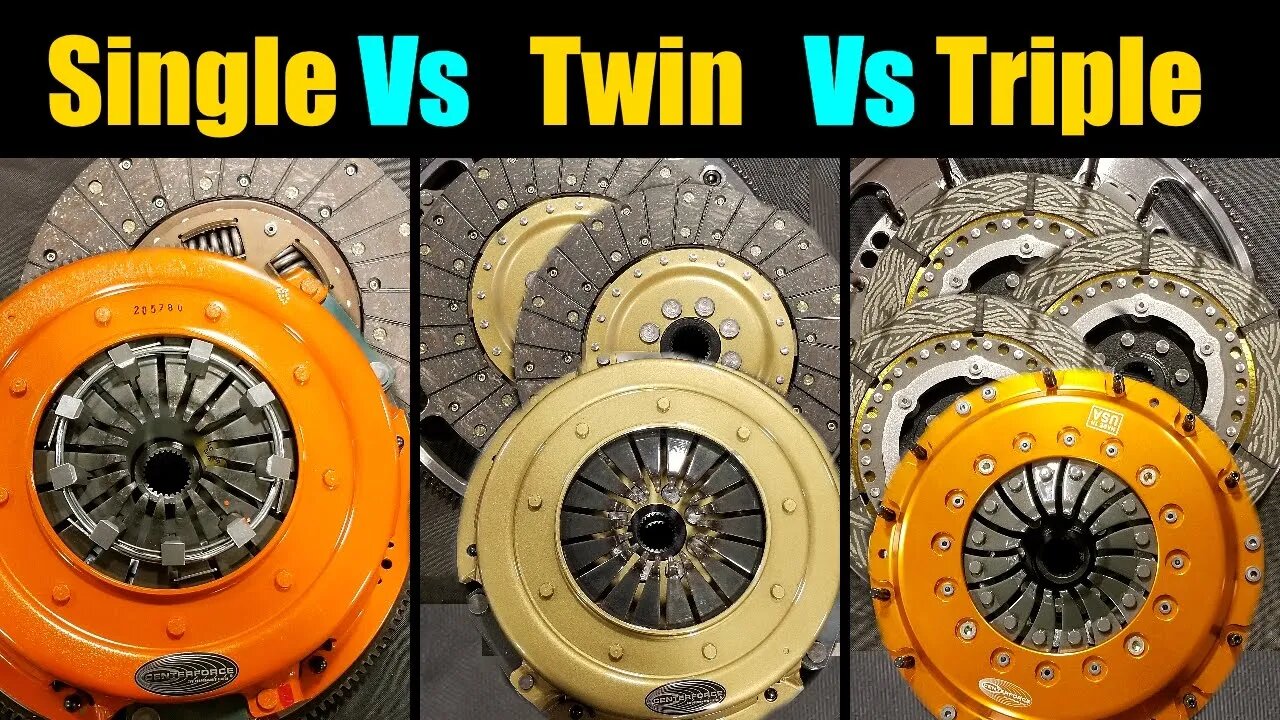 Single Disk vs Twin Disk vs Triple Disk Clutches | Centerforce Clutches SST - Dyad - Triad Overview