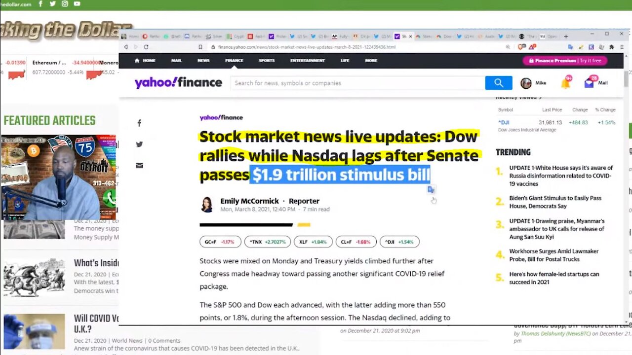 🔴 Stimulus Checks Leads To Higher Food Prices & Much More (Let's Talk...) 📞