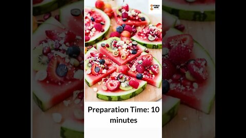 Fitness Diet | Watermelon "Pizza" - 4/365 - Mediterranean Diet