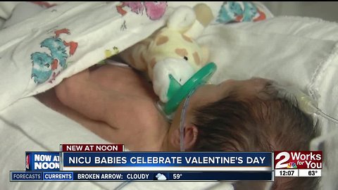 NICU babies, nurses surprise parents on Valentine's Day