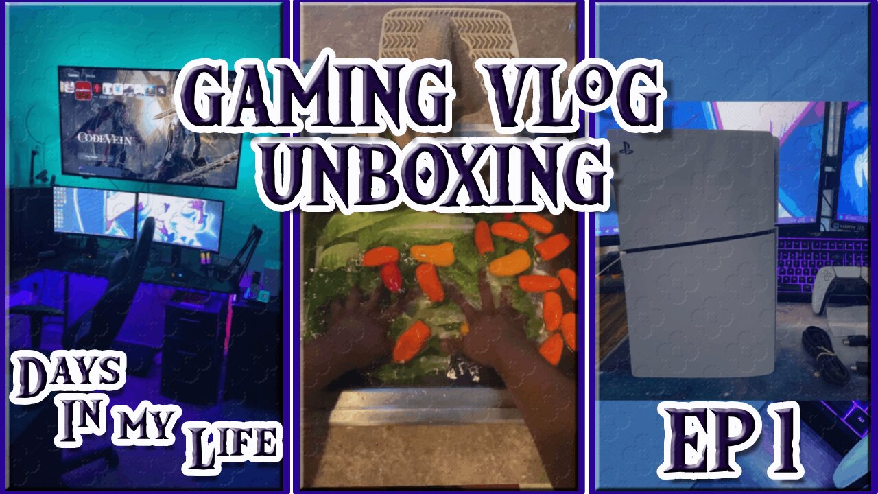 Day In The Life Gaming VLOG | PS5 Unboxing | Food Prepping | [Episode 1]