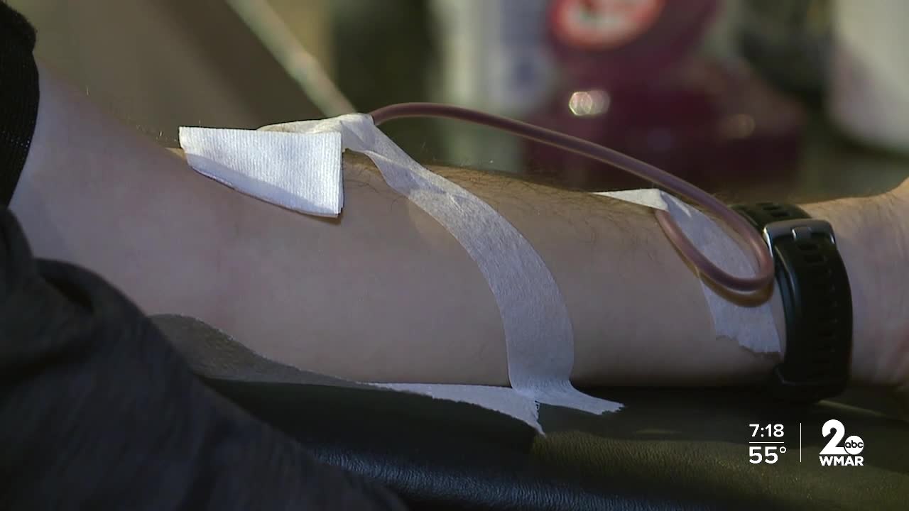 Ravens, American Red Cross team up for blood drive, hosting blood and platelet drive in Federal Hill