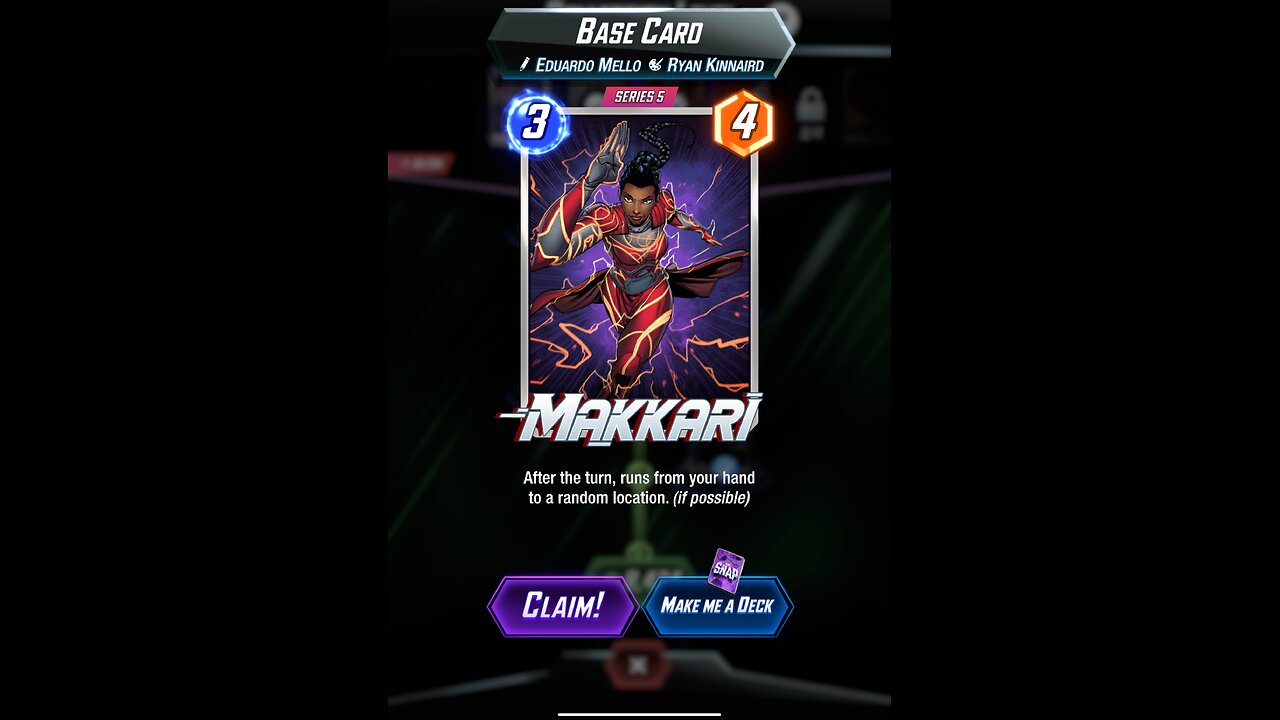 New Card Makkari