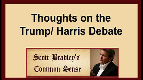 Thoughts on the Trump/Harris Debate