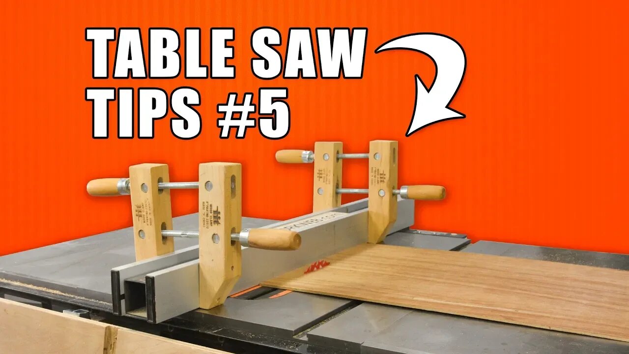 5 Quick Table Saw Tips Episode 5 / Woodworking Hacks