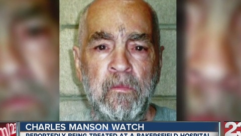 Charles Manson hospitalized in Bakersfield