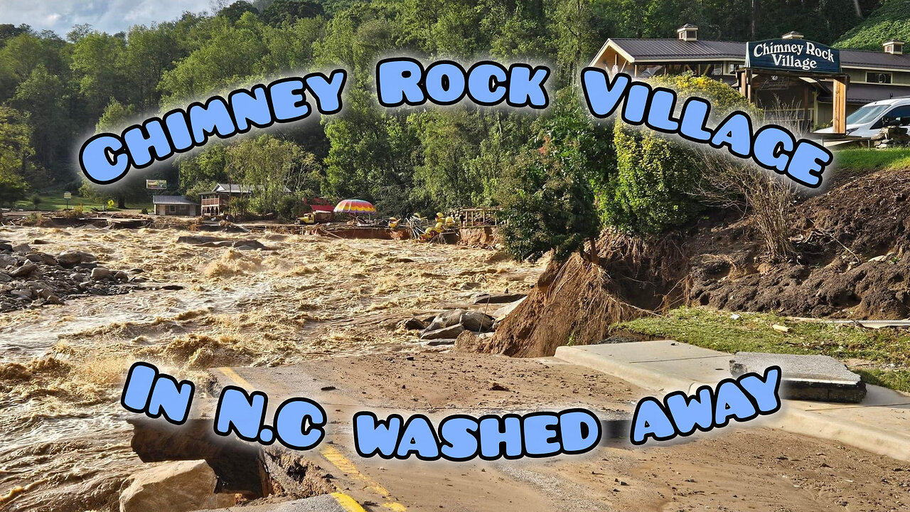 BEFORE AND AFTER COMPARISON OF CHIMNEY ROCK N.C