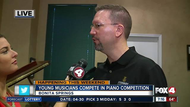 Young musicians prepare for piano competition