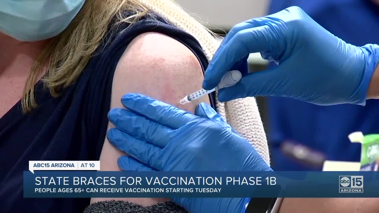 Arizona braces for vaccination Phase B