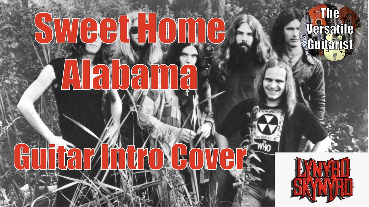 Sweet Home Alabama by Lynyrd Skynyrd - Guitar intro cover