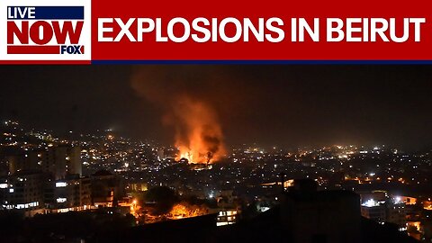 Iran-Israel attack: Explosions continue in Beirut | LiveNOW from FOX