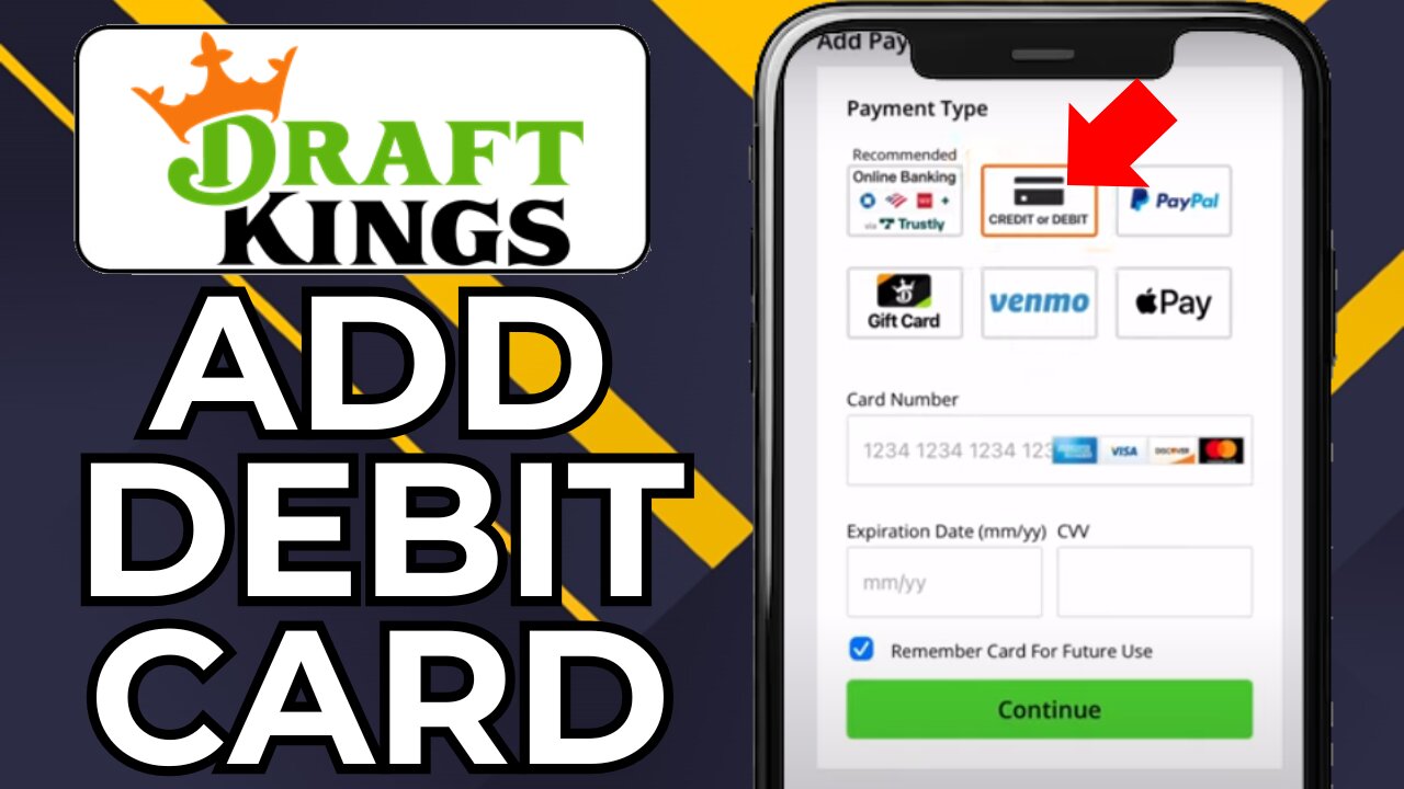 HOW TO ADD DEBIT CARD TO DRAFTKINGS