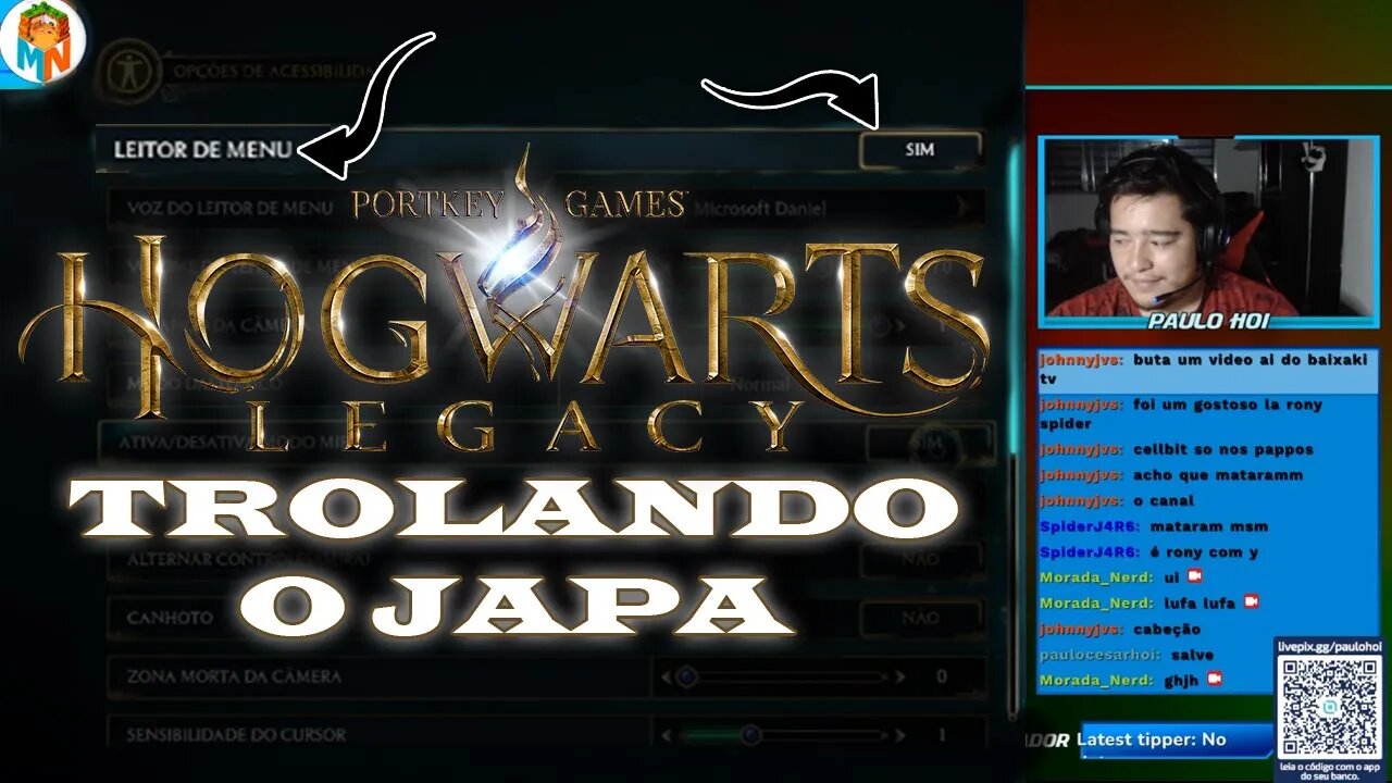 HOGWARTS LEGACY TROLANDO O JAPA