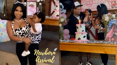 Gervonta Davis & Vanesso Posso's Daughter Giovanna Celebrates Her 1st B-Day! 👩🏽‍🌾