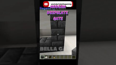 Modern Deepslate Gate | Minecraft