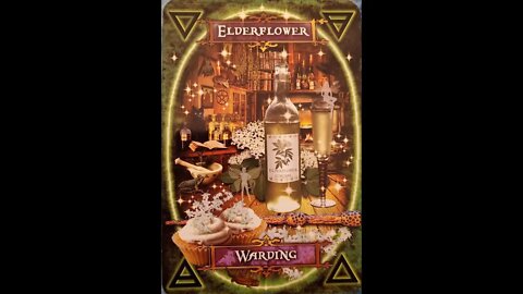 #18 Witches' Kitchen Oracle Cards Elder Flowers