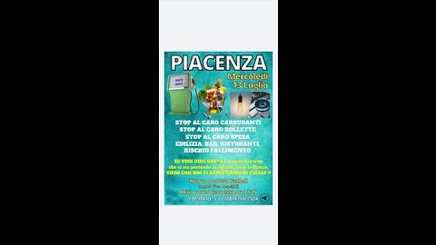 Fiaccolata del 13 luglio 2022 Comitato 15 ottobre Piacenza