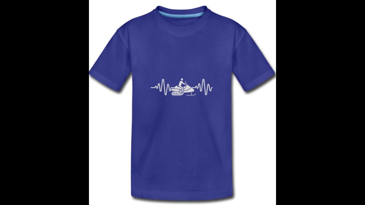 The "I Love Snowmobiling" Heartbeat Pulse T-Shirt You've Been Waiting For