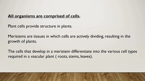 Basic Botany Video 8