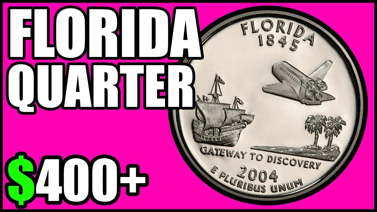 2004 Florida Quarter Worth Money - How Much Is It Worth and Why, Errors, Varieties, and History