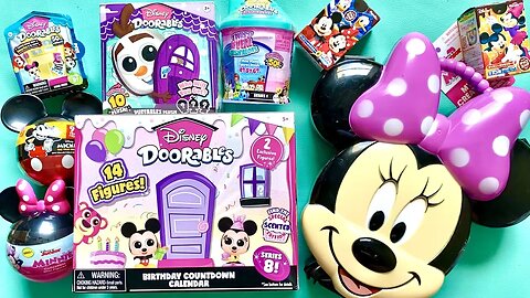 Asmr Minnie Mouse unboxing super satisfying doorables surprises no talking