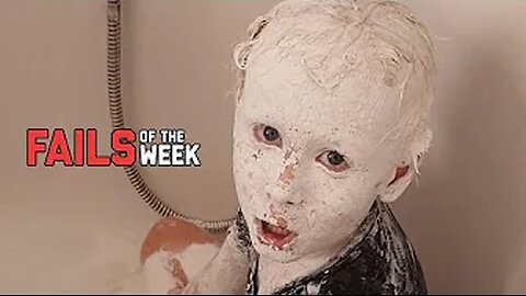 Baby Spills Paint Everywhere! Fails of the Week