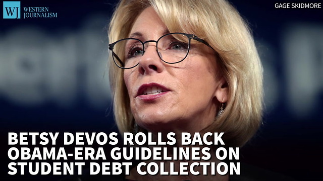 Betsy DeVos Rolls Back Obama-Era Guidelines On Student Debt Collection