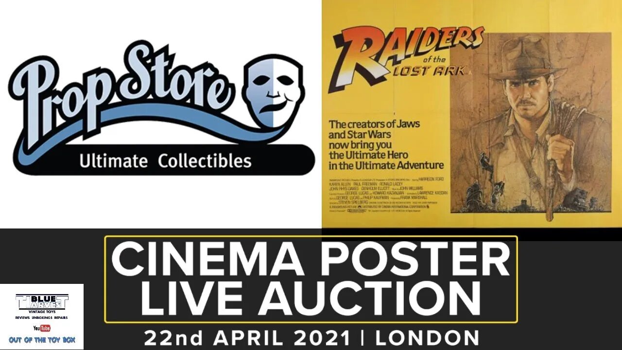 LIVE PROP STORE MOVIE POSTER AUCTION