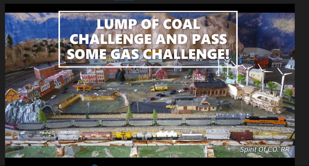 THE LUMP OF COAL AND PASS SOME GAS CHALLENGES!