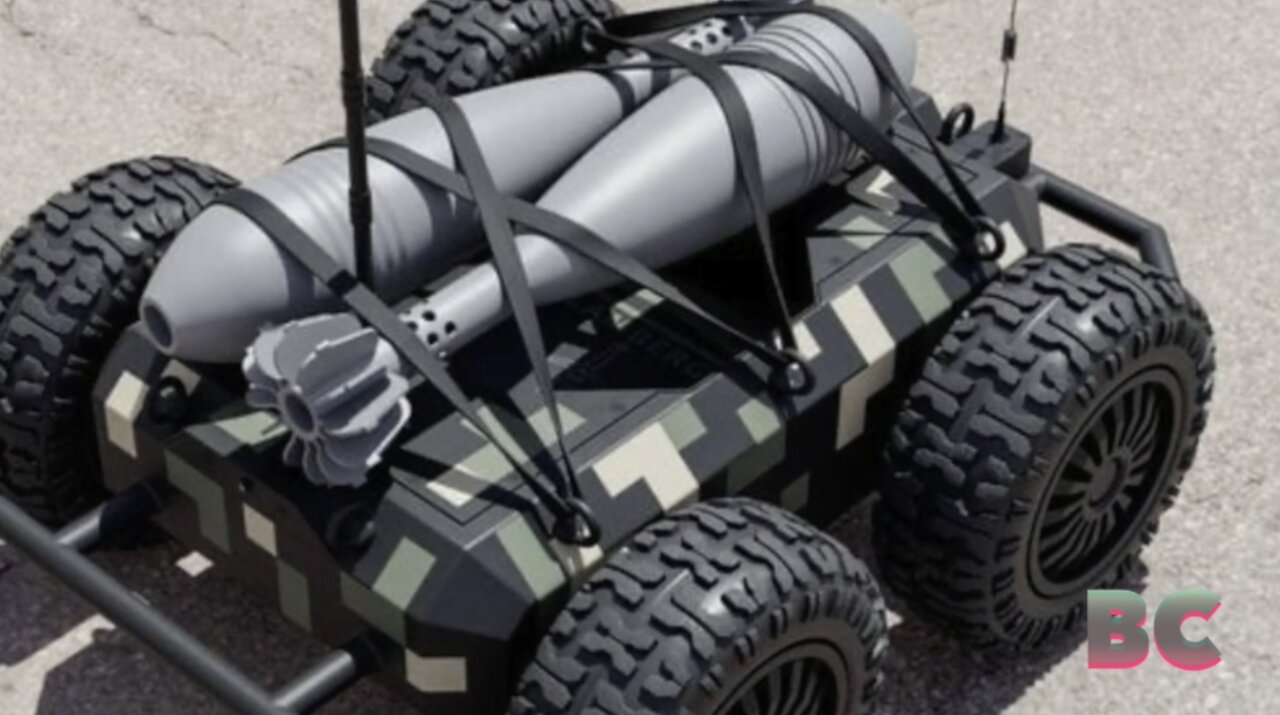 Ukraine debuts ground-based military anti-tank robot