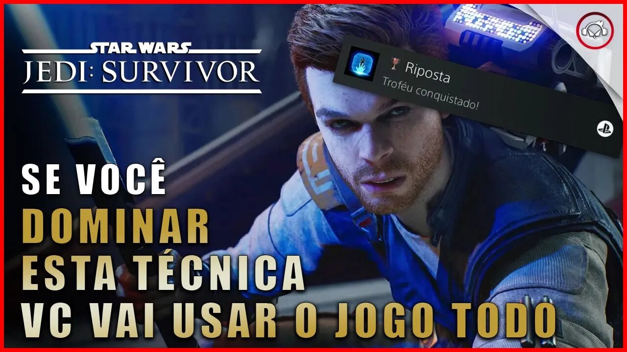 Star Wars Jedi Survivor, Se vc dominar esta tecnica vc usa o jogo todo | Super-Dica Pt- Br